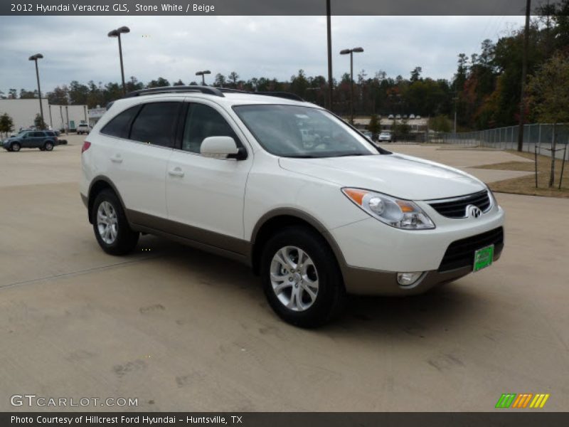 Stone White / Beige 2012 Hyundai Veracruz GLS