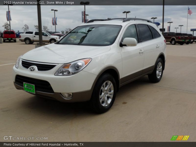 Stone White / Beige 2012 Hyundai Veracruz GLS