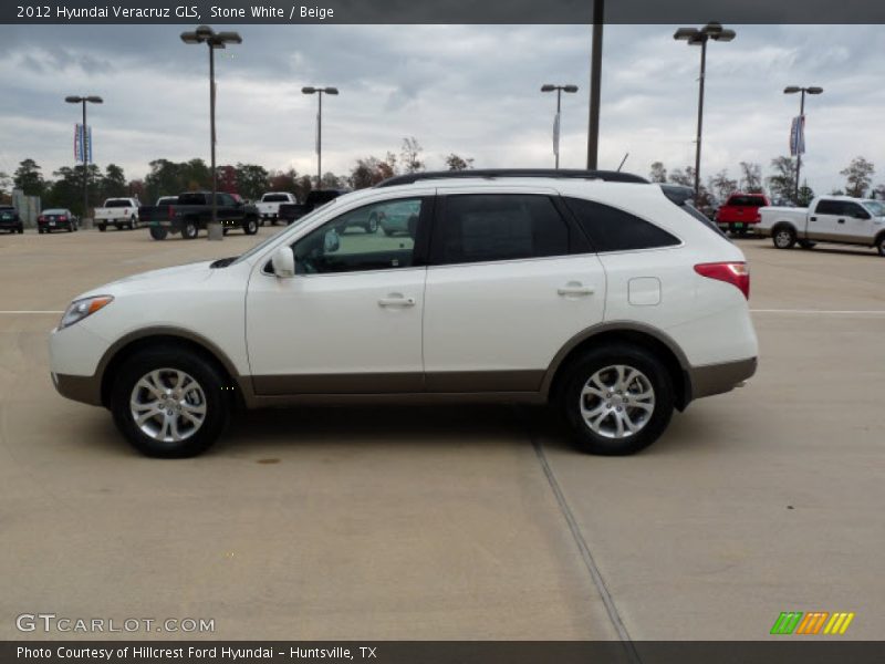 Stone White / Beige 2012 Hyundai Veracruz GLS