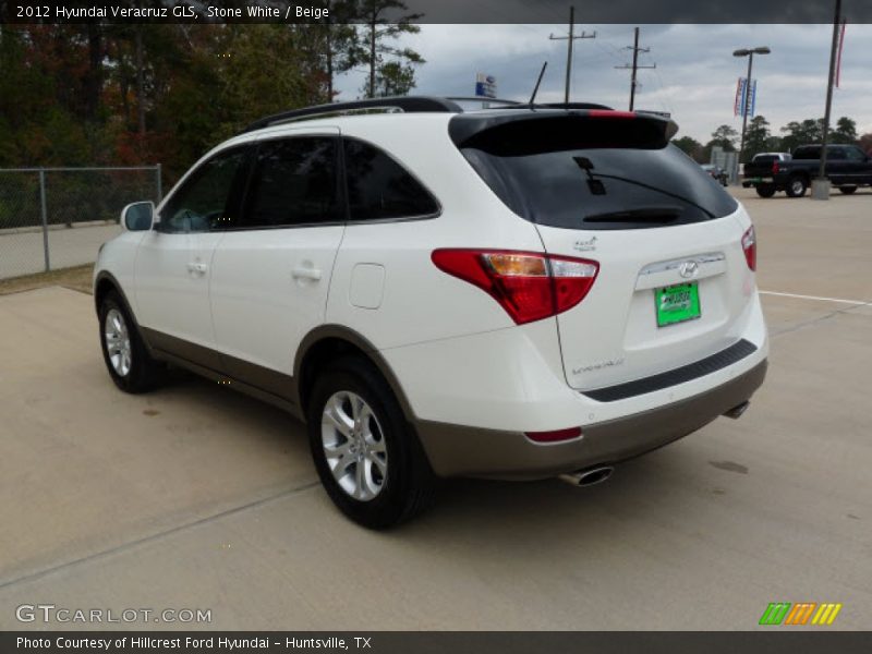 Stone White / Beige 2012 Hyundai Veracruz GLS