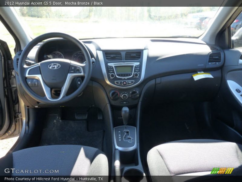 Mocha Bronze / Black 2012 Hyundai Accent GS 5 Door