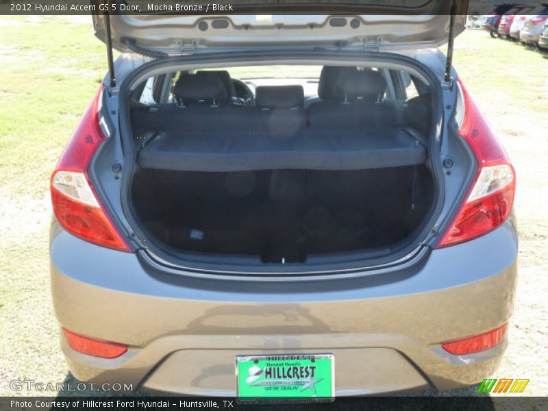 Mocha Bronze / Black 2012 Hyundai Accent GS 5 Door