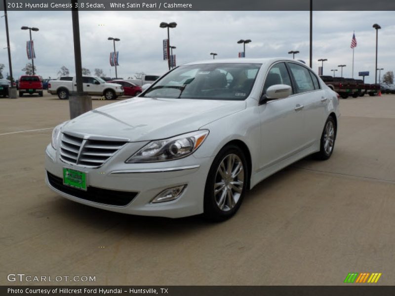 White Satin Pearl / Cashmere 2012 Hyundai Genesis 3.8 Sedan