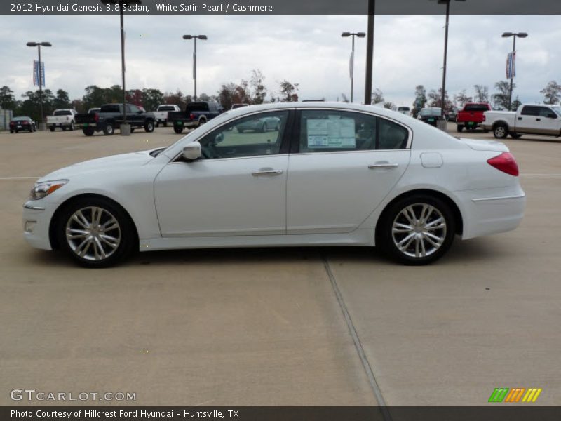 White Satin Pearl / Cashmere 2012 Hyundai Genesis 3.8 Sedan