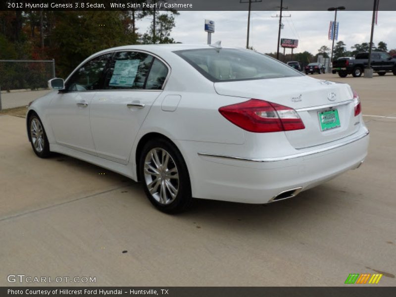White Satin Pearl / Cashmere 2012 Hyundai Genesis 3.8 Sedan
