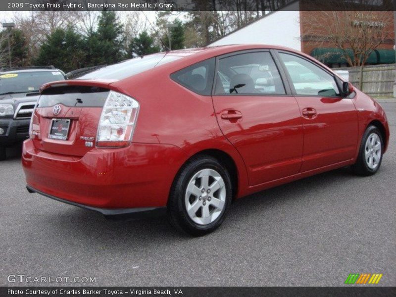 Barcelona Red Metallic / Gray 2008 Toyota Prius Hybrid