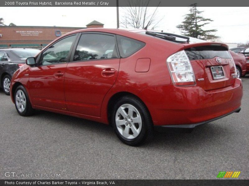 Barcelona Red Metallic / Gray 2008 Toyota Prius Hybrid