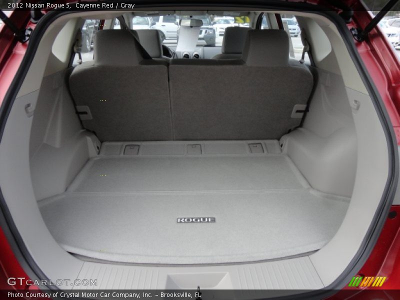  2012 Rogue S Trunk
