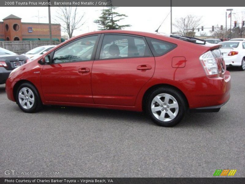 Barcelona Red Metallic / Gray 2008 Toyota Prius Hybrid