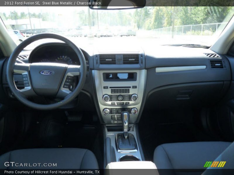 Steel Blue Metallic / Charcoal Black 2012 Ford Fusion SE