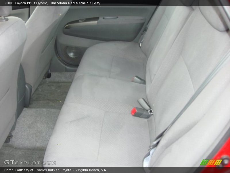 Barcelona Red Metallic / Gray 2008 Toyota Prius Hybrid