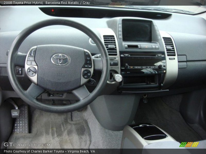 Barcelona Red Metallic / Gray 2008 Toyota Prius Hybrid