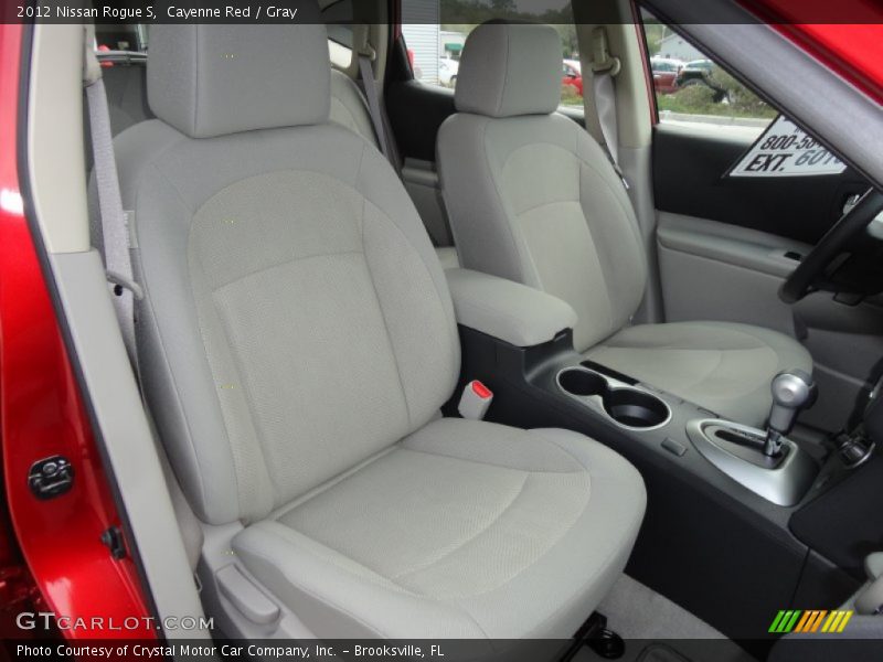  2012 Rogue S Gray Interior