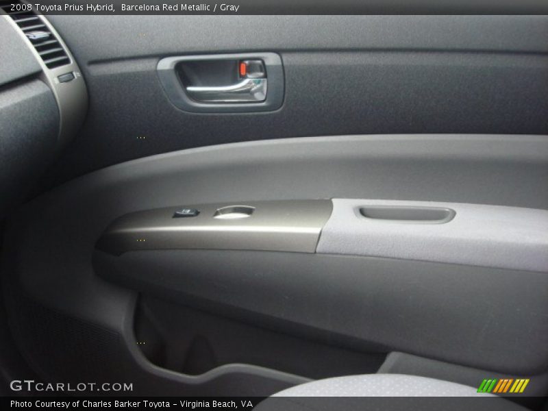 Barcelona Red Metallic / Gray 2008 Toyota Prius Hybrid