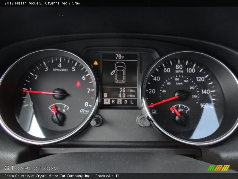  2012 Rogue S S Gauges