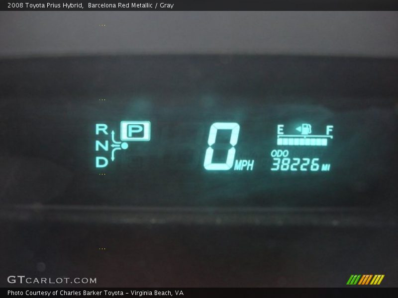Barcelona Red Metallic / Gray 2008 Toyota Prius Hybrid