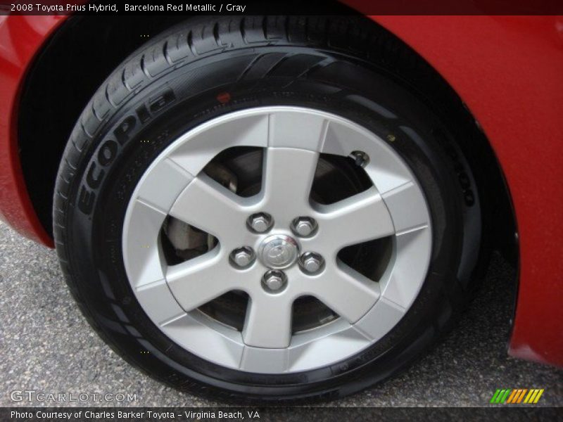 Barcelona Red Metallic / Gray 2008 Toyota Prius Hybrid