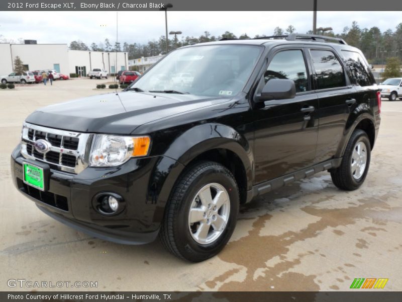 Ebony Black / Charcoal Black 2012 Ford Escape XLT