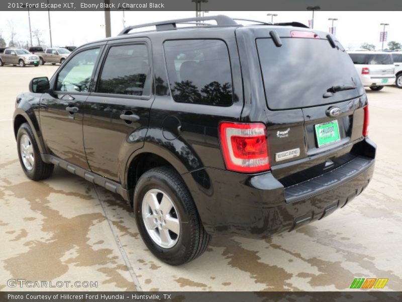 Ebony Black / Charcoal Black 2012 Ford Escape XLT