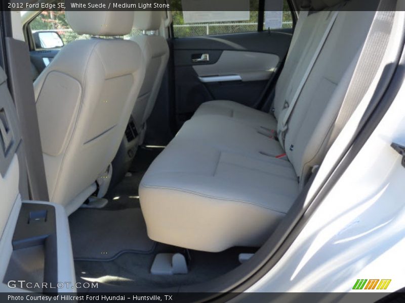 White Suede / Medium Light Stone 2012 Ford Edge SE