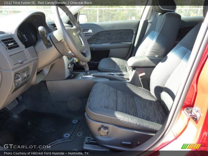 Red Candy Metallic / Charcoal Black 2012 Ford Fusion SE