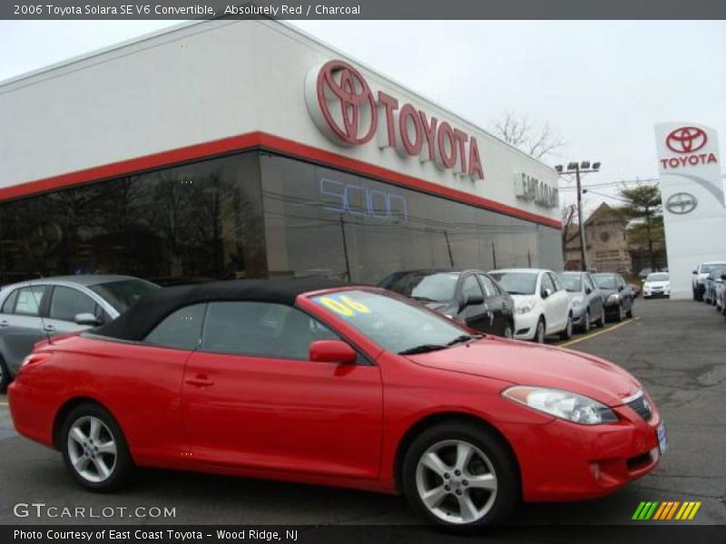Absolutely Red / Charcoal 2006 Toyota Solara SE V6 Convertible