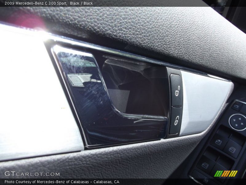 Black / Black 2009 Mercedes-Benz C 300 Sport