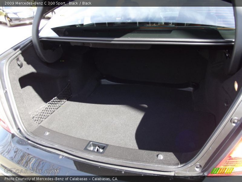 Black / Black 2009 Mercedes-Benz C 300 Sport