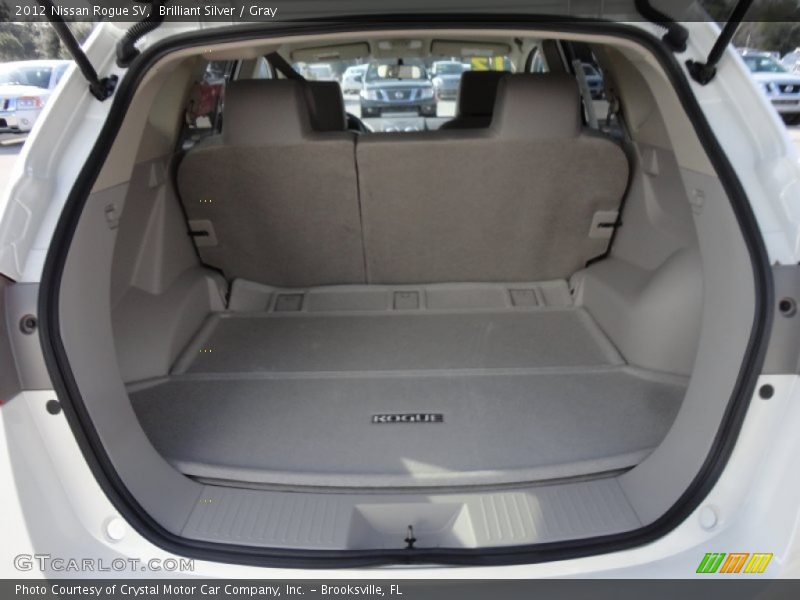 Brilliant Silver / Gray 2012 Nissan Rogue SV
