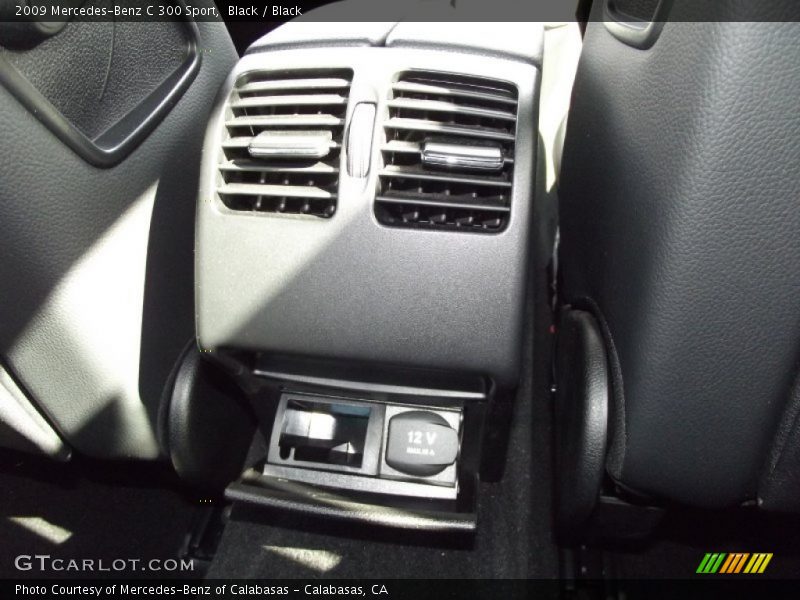 Black / Black 2009 Mercedes-Benz C 300 Sport