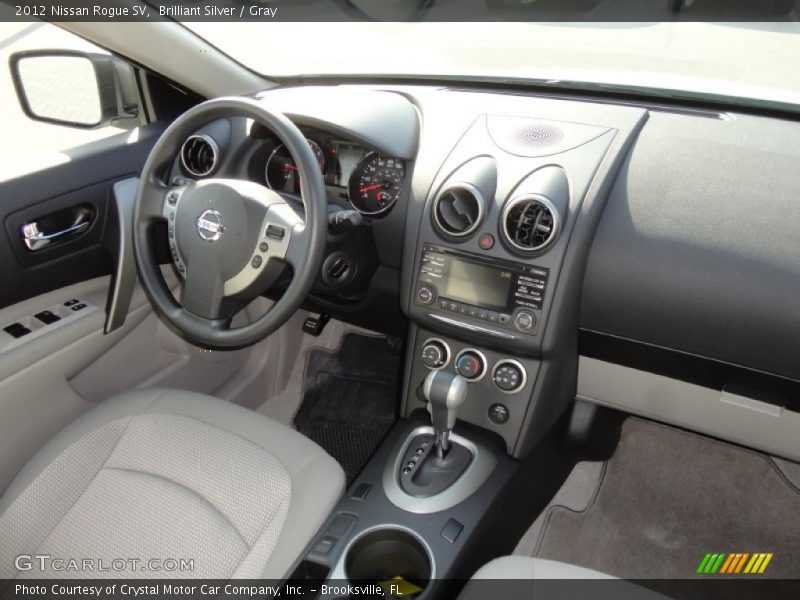 Brilliant Silver / Gray 2012 Nissan Rogue SV
