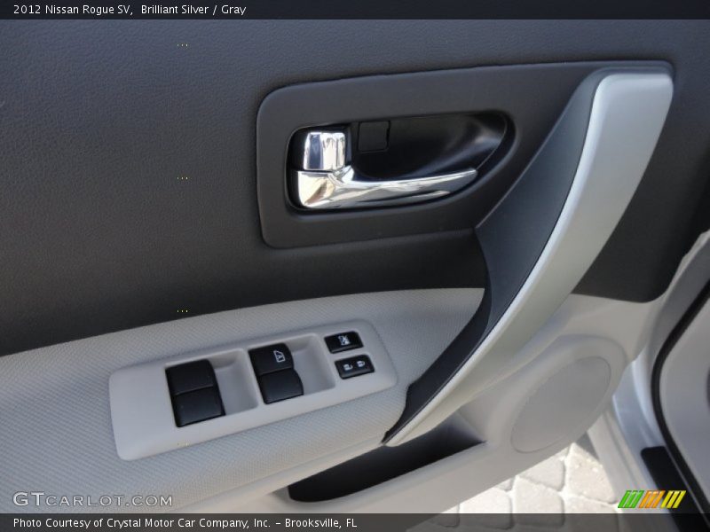 Brilliant Silver / Gray 2012 Nissan Rogue SV