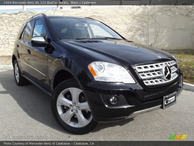 Black / Cashmere 2009 Mercedes-Benz ML 320 BlueTec 4Matic