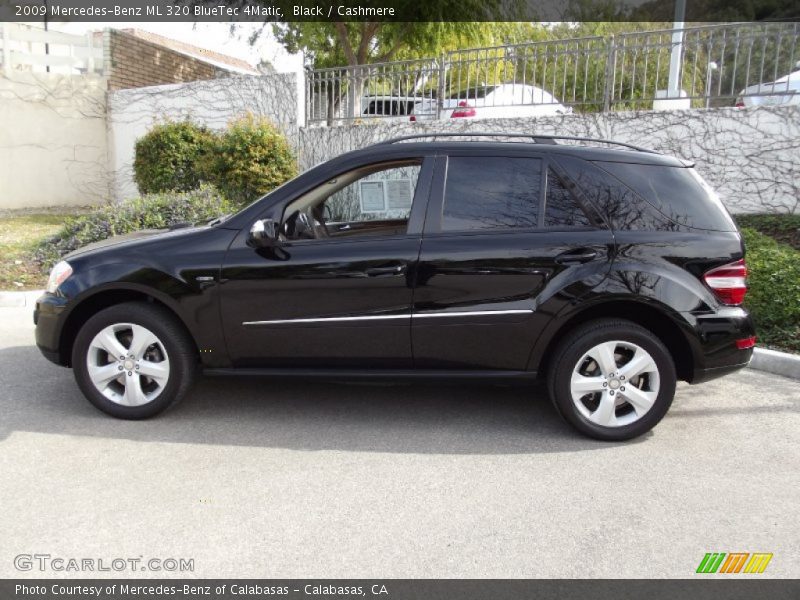 Black / Cashmere 2009 Mercedes-Benz ML 320 BlueTec 4Matic