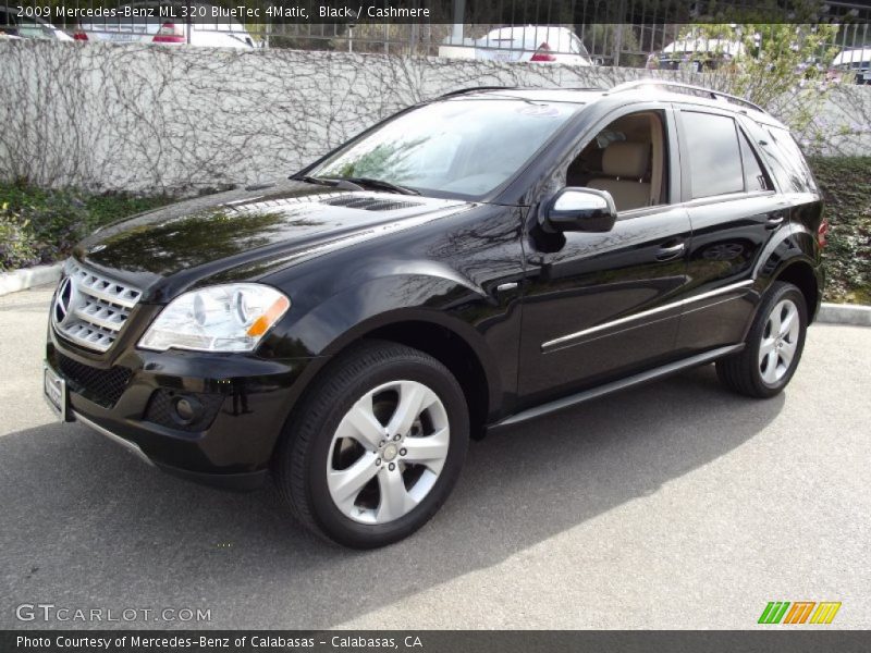 Black / Cashmere 2009 Mercedes-Benz ML 320 BlueTec 4Matic