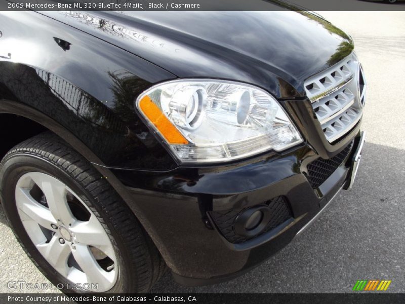 Black / Cashmere 2009 Mercedes-Benz ML 320 BlueTec 4Matic