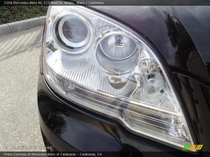 Black / Cashmere 2009 Mercedes-Benz ML 320 BlueTec 4Matic