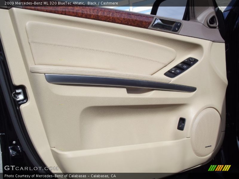 Black / Cashmere 2009 Mercedes-Benz ML 320 BlueTec 4Matic