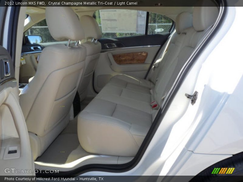 Crystal Champagne Metallic Tri-Coat / Light Camel 2012 Lincoln MKS FWD