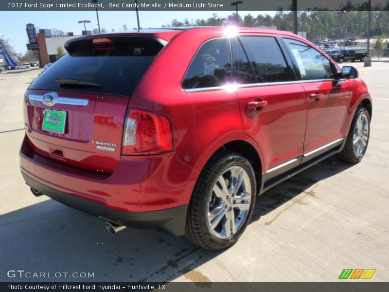 Red Candy Metallic / Medium Light Stone 2012 Ford Edge Limited EcoBoost