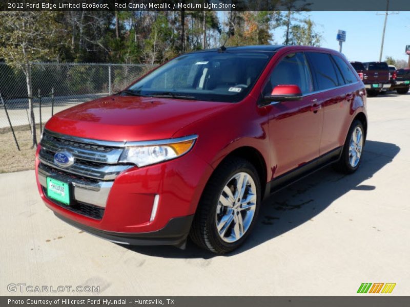 Red Candy Metallic / Medium Light Stone 2012 Ford Edge Limited EcoBoost