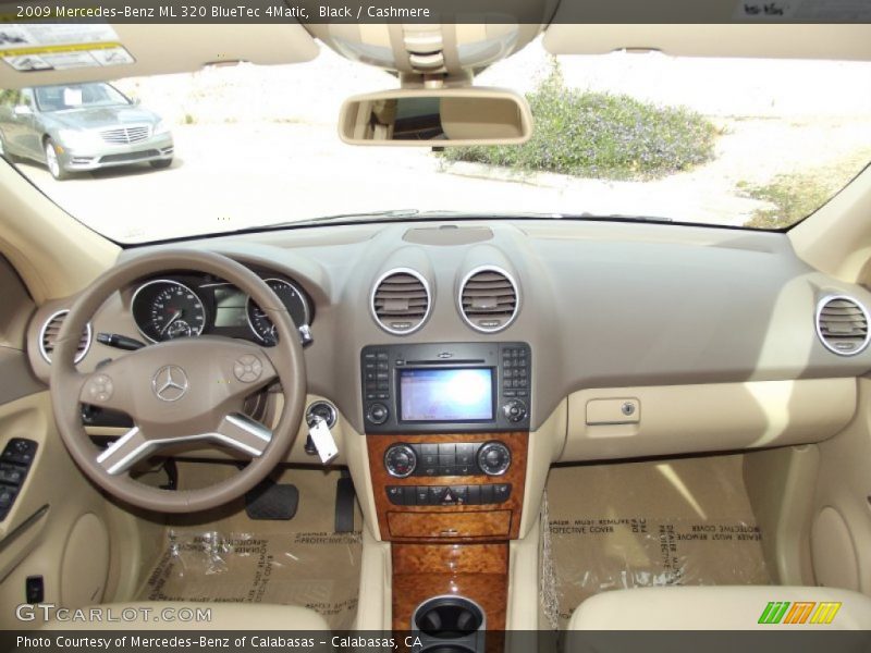 Black / Cashmere 2009 Mercedes-Benz ML 320 BlueTec 4Matic