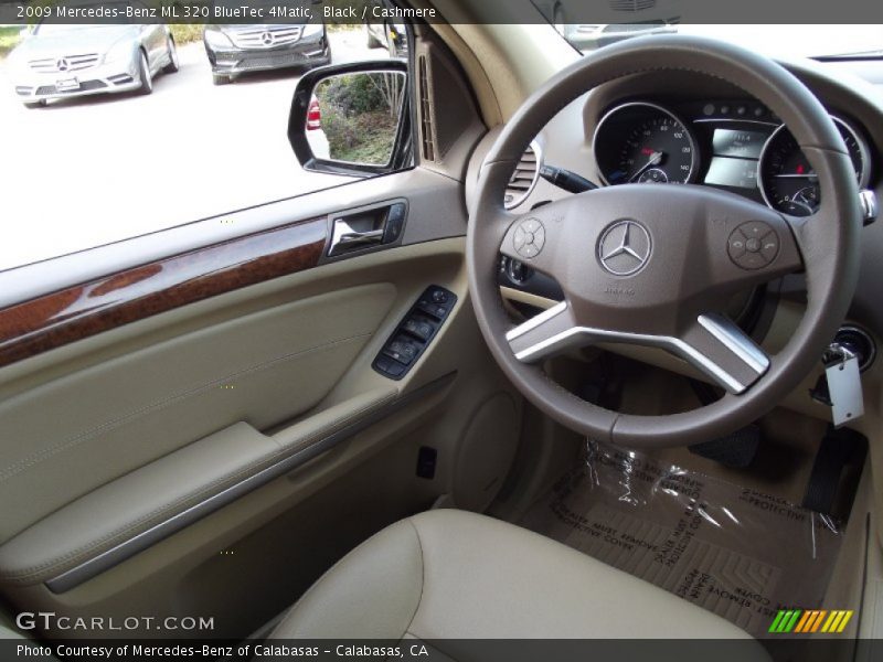 Black / Cashmere 2009 Mercedes-Benz ML 320 BlueTec 4Matic