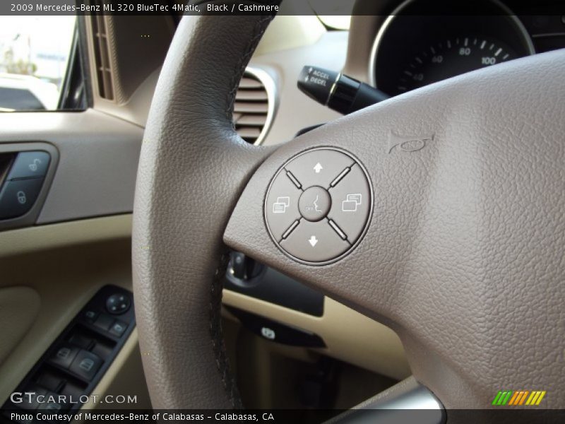 Black / Cashmere 2009 Mercedes-Benz ML 320 BlueTec 4Matic