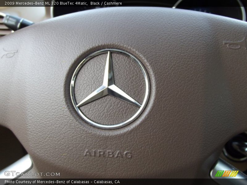 Black / Cashmere 2009 Mercedes-Benz ML 320 BlueTec 4Matic