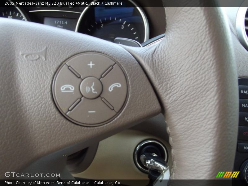 Black / Cashmere 2009 Mercedes-Benz ML 320 BlueTec 4Matic
