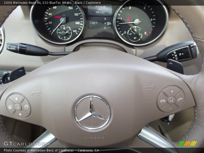 Black / Cashmere 2009 Mercedes-Benz ML 320 BlueTec 4Matic