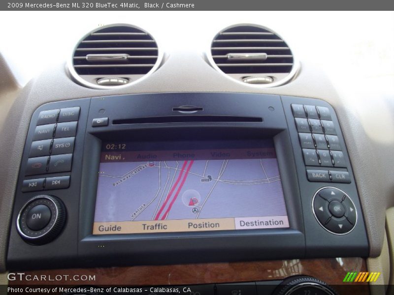 Black / Cashmere 2009 Mercedes-Benz ML 320 BlueTec 4Matic