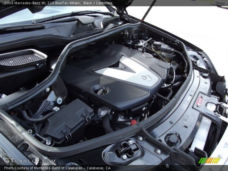 Black / Cashmere 2009 Mercedes-Benz ML 320 BlueTec 4Matic
