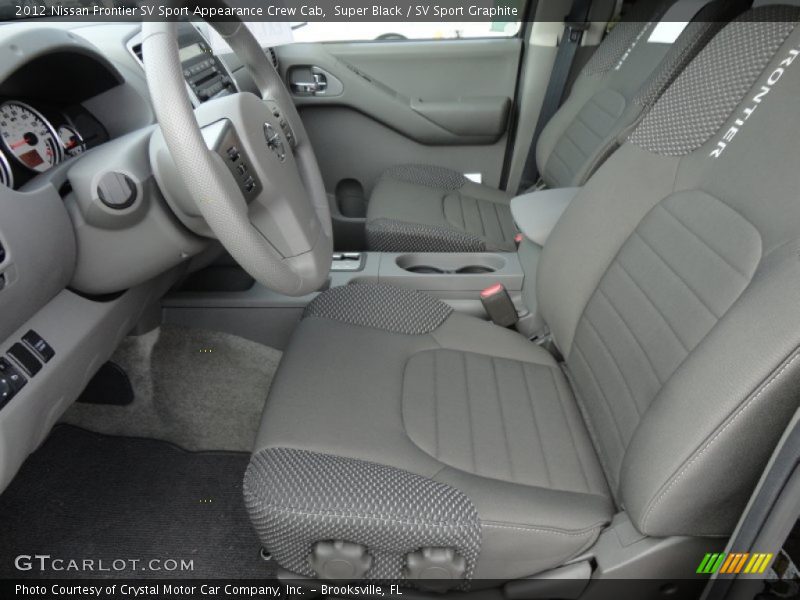  2012 Frontier SV Sport Appearance Crew Cab SV Sport Graphite Interior